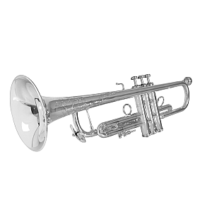 Bach LR190S43B Professional Model Bb Trumpet